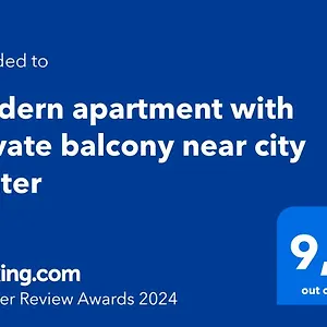 Modern With Private Balcony Near City Center Apartment